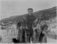 Storfjord, Skibotn, Troms. [Vinter?] Foto: Joachim Andreas Vibe Kjærulf Fleischer, 1916.