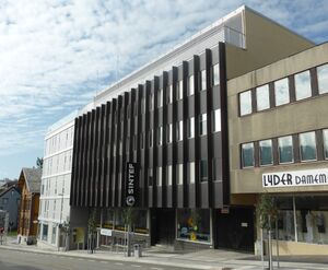 Losjen fra 1972 i Storgata 118 i Tromsø. Foto: Einar Dahl (2017).