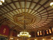 Taket i Stortingssalen. Foto: Stig Rune Pedersen