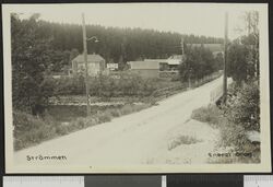 Strømmen mot Fjellhamarveien og stasjonen. Foto Gran.