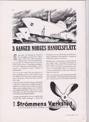 Bedriften hadde i 1947 levert propellere, stevner og ror til rundt 1700 skip.