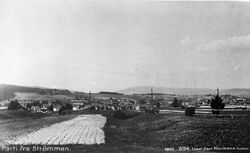 Strømmen sett fra Stalsberghagen 1917.