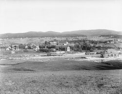 Strømmen stasjon 1903. Foto Anders Beer Wilse.