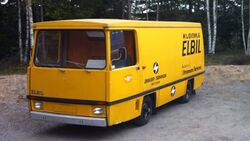 Strømmens Værksted satset en kort periode på en elektrisk varebiltype i 1970-årene.