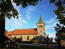 Strømmen kirke, fasade nord. Steinar Fjeldvang/Steinar Fjeldvang.