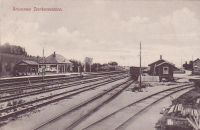 Strømmen stasjon rundt 1910.