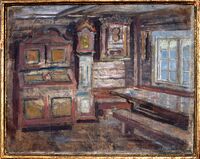 Interiør fra gammel stue