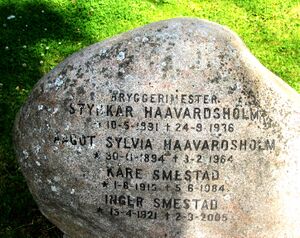 Styrkar Haavardsholm gravminne Oslo.JPG