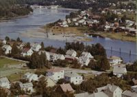 441. Sundbakken med Gamle-Hokksund og Hellefossen - WF215.jpg