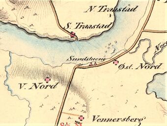 Sundstuen gnr. 27 6 Kongsvinger kart 1822.jpg
