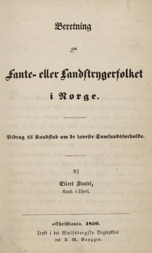 Sundt fante- eller landstrygerfolket 1850.jpg