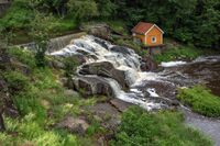 Susebakkefossen sørøst for Mysen. Foto: Leif-Harald Ruud (2019)