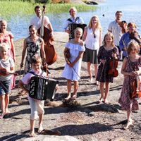 Svartskog spelemannslag. Profilbilde på Facebook 2019.