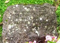 Gravminne for høyesterettsjustitiarius Sverre Grette. Foto: Stig Rune Pedersen