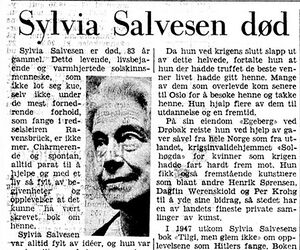 Sylvia Salvesen minneord faksimile Aftenposten.jpg