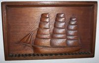 Skuterelieff, skal være laget av Tønnes Terjesen.