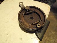 Trudty. Bremsedeler på inngåande aksel sluttreduksjon