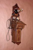 Veggtelefon fra 1880-årene. Kilde Elektrisk Bureau.