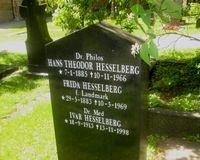 Theodor Hesselberg var instituttets direktør 1915-55. Han er gravlagt på Gamle Aker kirkegård. Foto: Stig Rune Pedersen