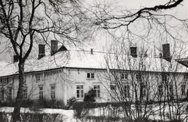 Fattighuset i Kongens gate 91B, Trondheim (1843). Foto: Halvor Vreim/Riksantikvaren
