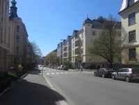 Thomas Heftyes gate på Frogner i Oslo ble navngitt i 1891. Foto: Stig Rune Pedersen