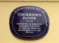 Normannsgata 5: Thorbjørn Egner vokste opp her.