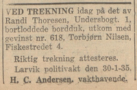 Østlands-Posten 31. januar 1935
