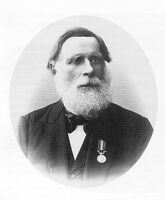 Thorvald Olsen (1826–1911) som gata er oppkalt etter. Ukjent fotograf.