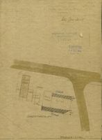 Kart viser tilbygg for butikken i 1974 hvor leilighet i 1. etasje ble del av butikken.