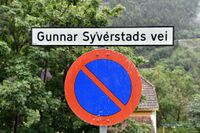 Gunnar Syverstads vei på Våer. Foto: Roy Olsen (2021).