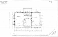 Tjønnefoss. Plan annen etasje.