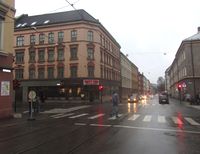Toftes gate på Grünerløkka i Oslo fikk navn etter Andreas Tofte i 1864. Foto: Stig Rune Pedersen