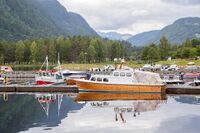 Båthavna på Dalen. Foto: Leif-Harald Ruud (2015).