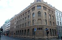 Tollbugata 20 (1901-1905), nyromansk Foto: Chris Nyborg (2013).