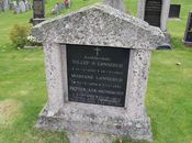 Gravminnet til bankdirektør Tollef Olsen Lønnerud. Foto: Stig Rune Pedersen