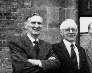 Torjus Aarnes var motstandsmann under krigen, sammen med blant andre Gunnar "Kjakan" Sønsteby (Nr. 24). Foto: Telemark Arbeiderblad.