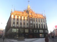 Tostrupgården, Karl Johans gate 25 (1898), sammen med Torolf Prytz og Christian Fürst) Foto: Stig Rune Pedersen (2012).