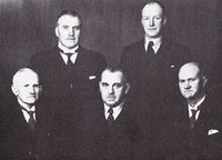 Styret i Toten kornsilo 1937