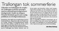 Harstad Tidende 15. juni 2001.