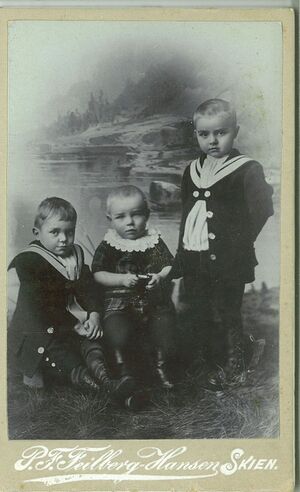 Tre små gutter (PF Feilberg-Hansen, Skien).jpg