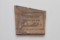 Trebiter fra Stenbocken ble solgt som suvenirer etter 1955. Denne havnet i Mjøsmuseets eie. Foto: Mjøsmuseet.