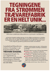 Per Høstland utarbeidet en egen plakat om Riksantikvarens postere for Strømmen Trævarefabrik til Trevarndagene 2019.