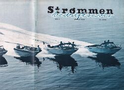 Varianter av Trifoilserien på forsiden av Strømmen bedriftsavis 1968.
