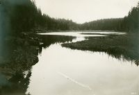 Eldre bilde fra Trollvann (Kulturminnebilder, Riksantikvaren)