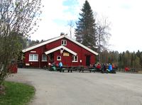 Trollvannstua sportsstue ligger ved Trollvann. Foto: Stig Rune Pedersen