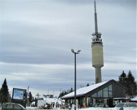 Tryvann vinterpark og Tryvannstårnet i 2007. Foto: Stig Rune Pedersen