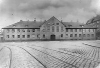 Tukthuset i Storgata 33, hvor Lauritz sonet to 3-års dommer fra 1864 og 1870 Foto: Severin Worm-Petersen (1900).