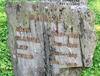 Skuespilleren Turid Balkes grav på Asker kirkegård. Foto: Stig Rune Pedersen