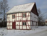 Brenneriet på Tveten gård i Oslo, oppført etter 1816. Foto: Stig Rune Pedersen (2013).