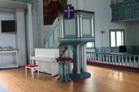 Prekestolen fra 1912. Foto: Chris Nyborg (2014).